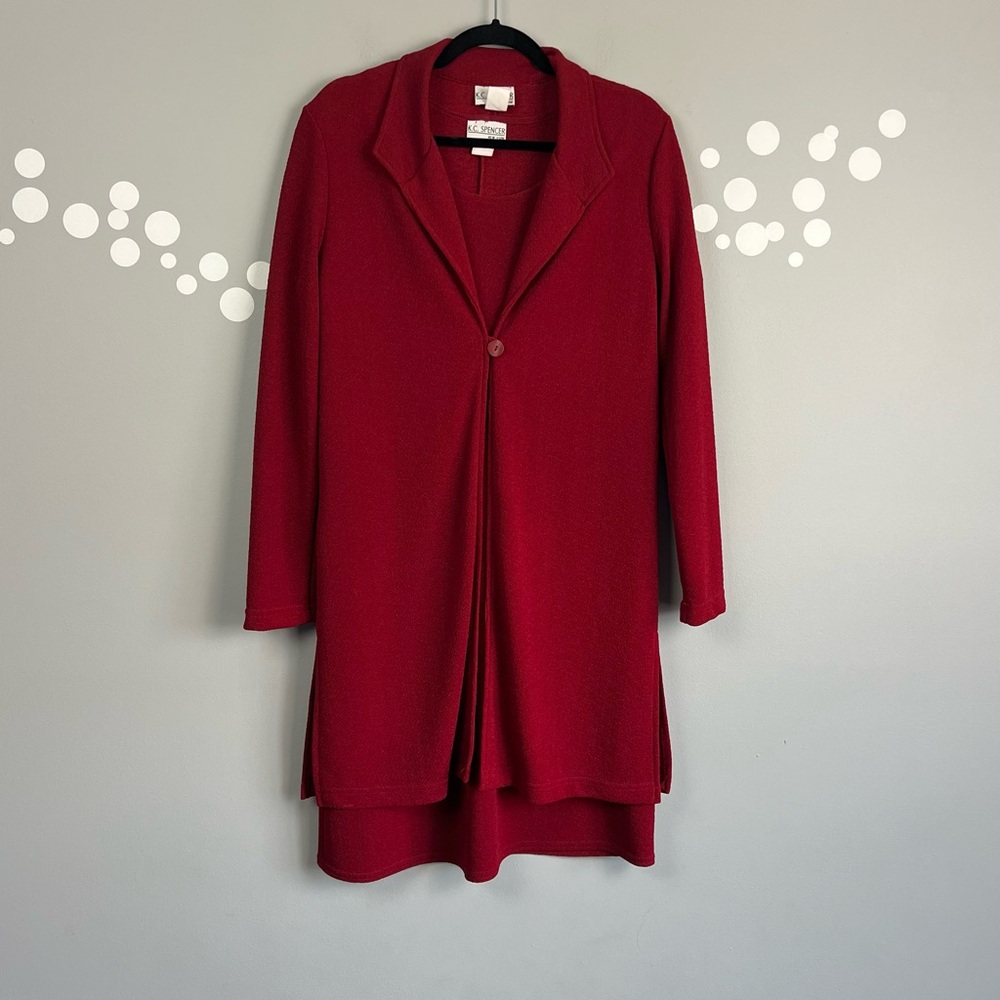 Vintage K.C. Spencer Dress Set Size 10